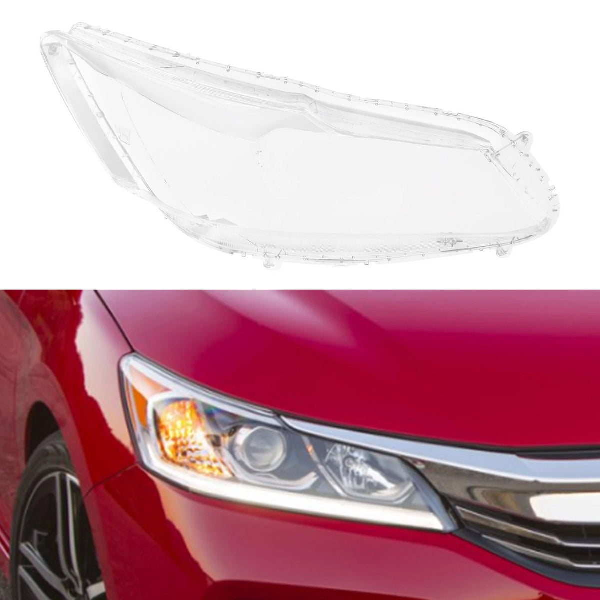 Right Headlight Cover for Honda Accord (2016–2017)