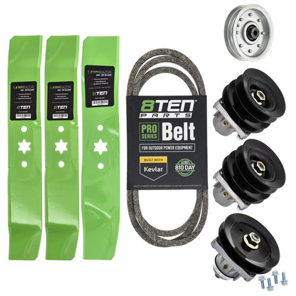Deck Rebuild Kit Blade Spindle Belt Idler for White Outdoor ZTT 2150 (2000–2005)