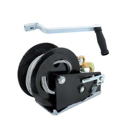 3500lbs Winch Steel Polyester 33ft Bidirectional Ratchet Hook