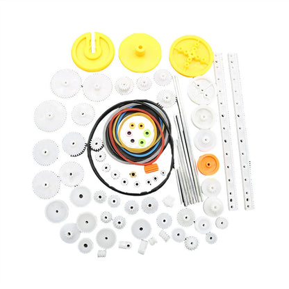 82Pcs Plastic Motor Gear Set for Toy Motor Car Robot Model Kit