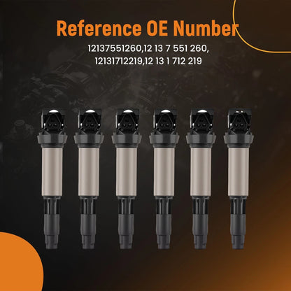 Ignition Coil Pack Set for BMW 325i E46 (2003–2006) 0OCJVW, UF522, C1477