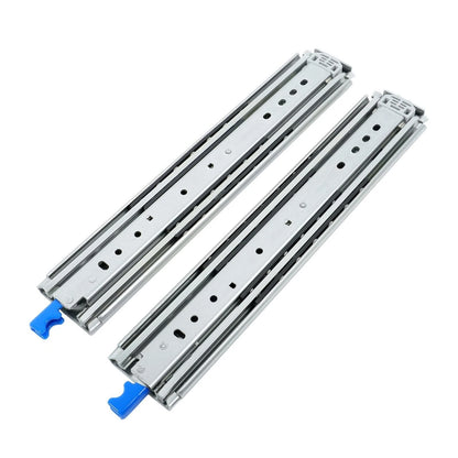 1 Pair Locking Drawer Slides for Universal Use (16 Inch, 500 lbs Capacity)