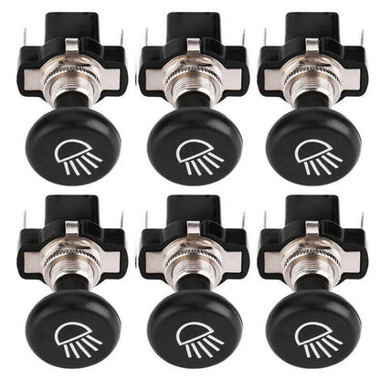 Set of 6 Push Pull Light Switches for EZGO Golf Cart 12V Headlights