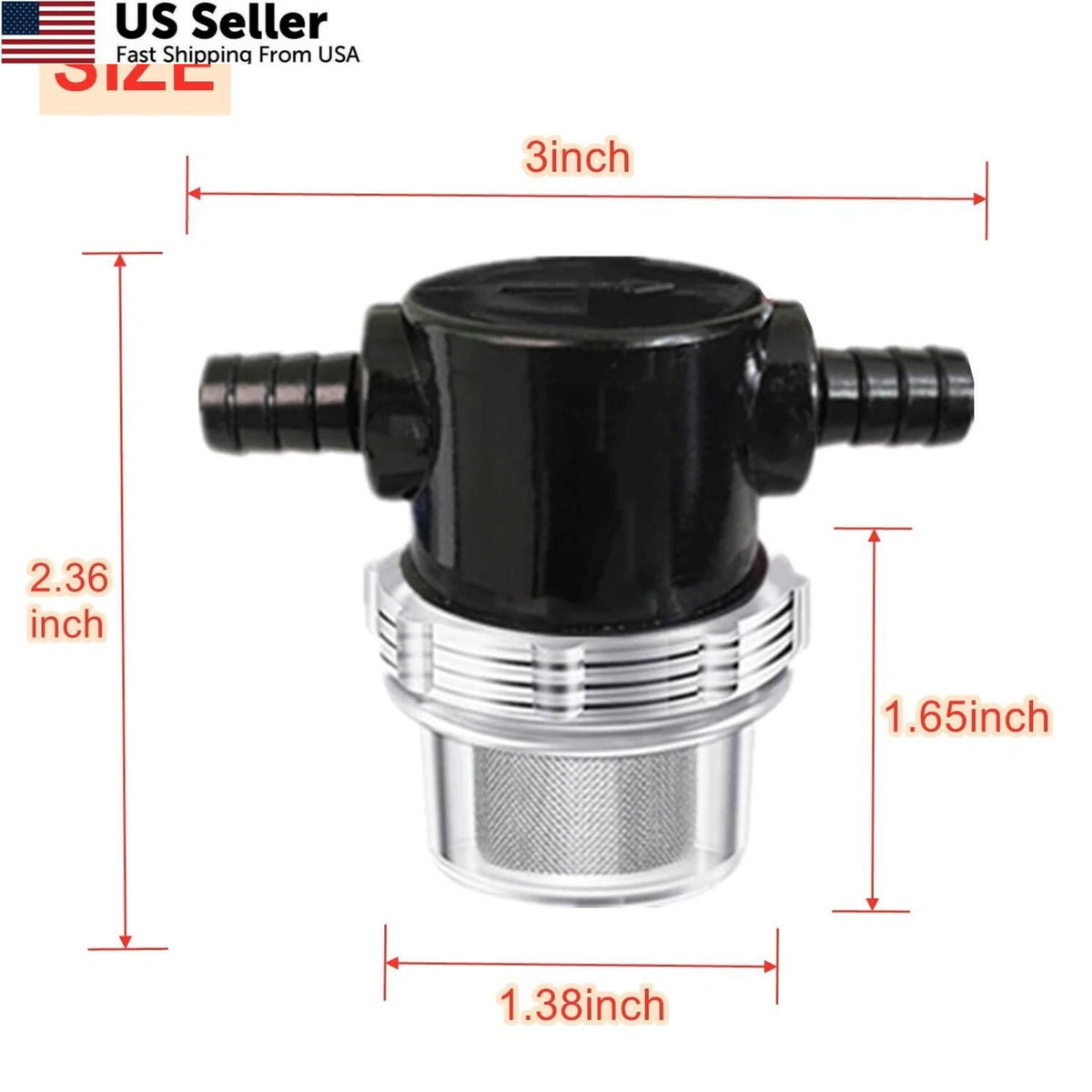 1/2 Inch Water Pump Strainer for RV Filter