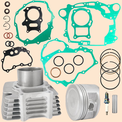 Cylinder Gasket Top End Kit & Tensioner for Honda Recon 250 TRX250TE/TM (1997–2022) - 12100-HN6-000, 12191-HM8-000, 13011-HS0-305, 12315-HN6-010, 14540-HN5-671