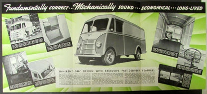 Sales Brochure Folder for 1938 GMC Special Delivery Route Truck
