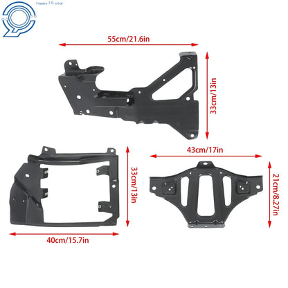 Front Bumper Support & Mount Bracket Set for Chevrolet Silverado 1500 (2016–2018)