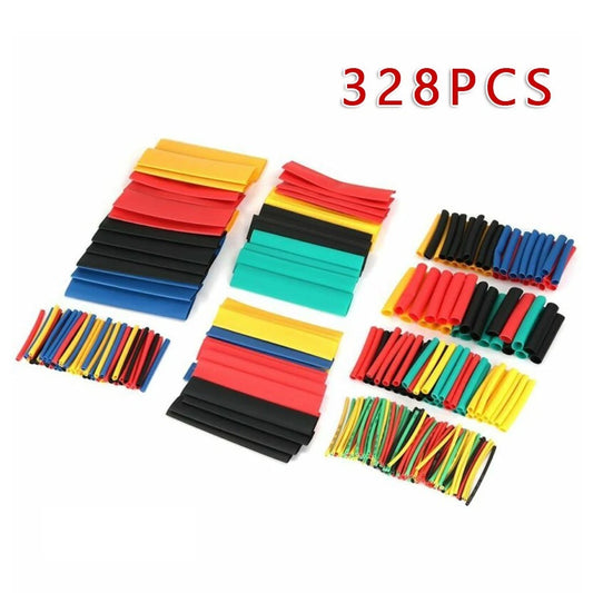 328-Pc Electrical Wire Crimp Connector Terminals Insulated Spade Kits