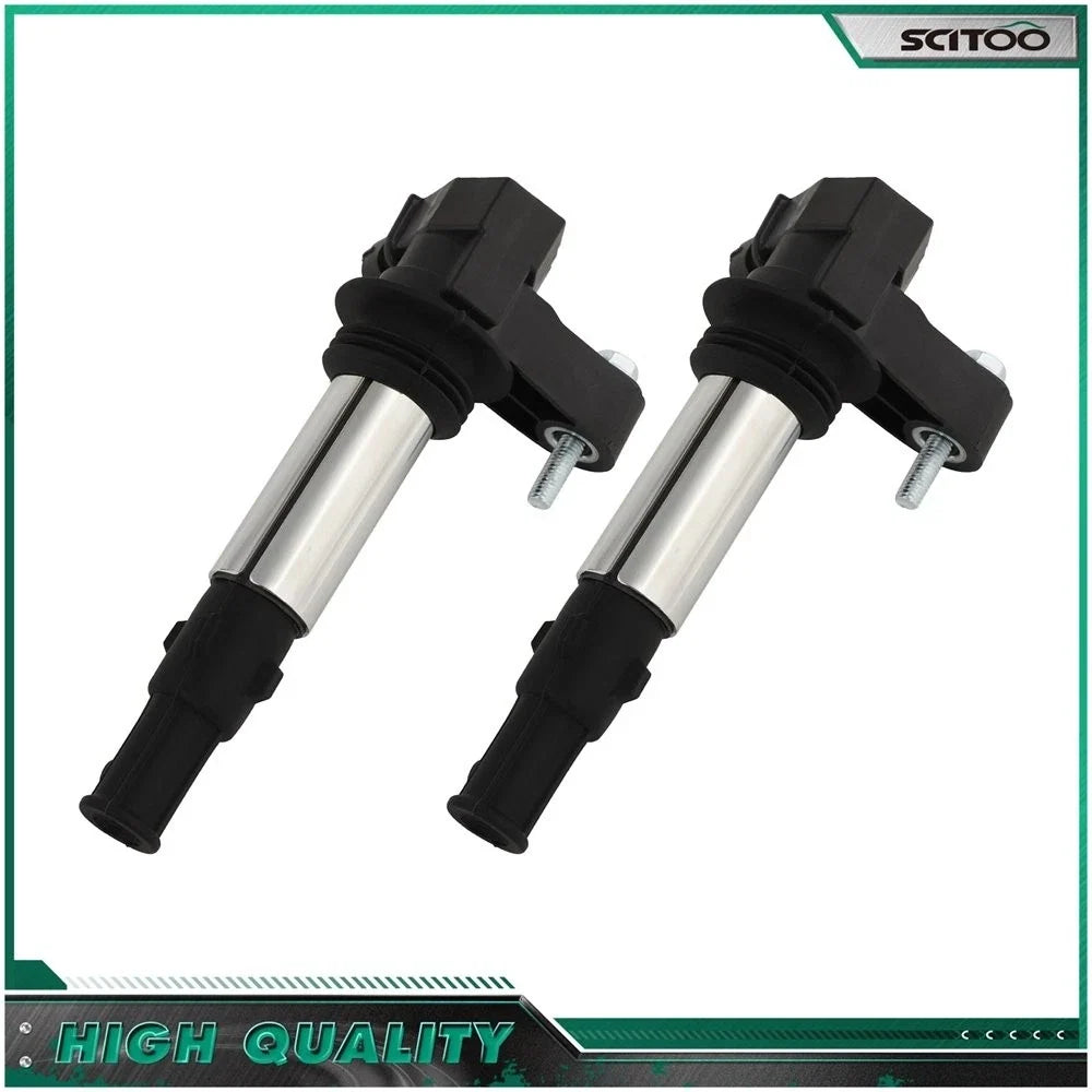 Set of 2 Ignition Coils for Cadillac SRX Chevrolet Traverse 2009-2017