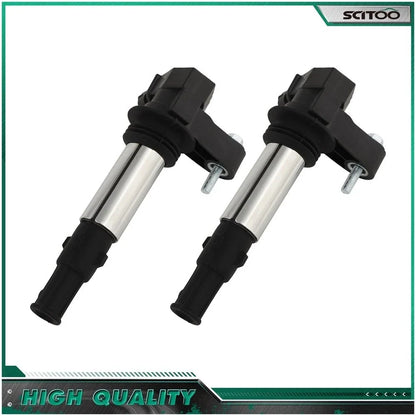 Set of 2 Ignition Coils for Cadillac SRX Chevrolet Traverse 2009-2017