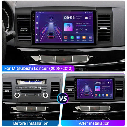 10.1'' Carplay Android Auto Stereo for Mitsubishi Lancer (2008–2017)