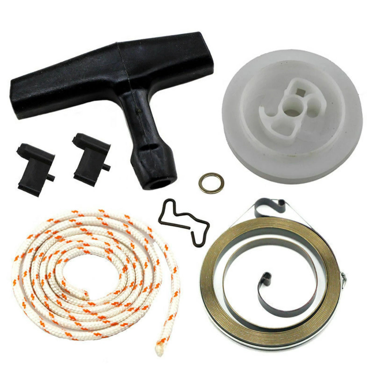 Recoil Starter Handle Rope Pulley Spring Kit for Stihl 034 036 044 046
