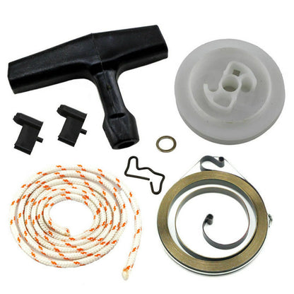 Recoil Starter Handle Rope Pulley Spring Kit for Stihl 034 036 044 046