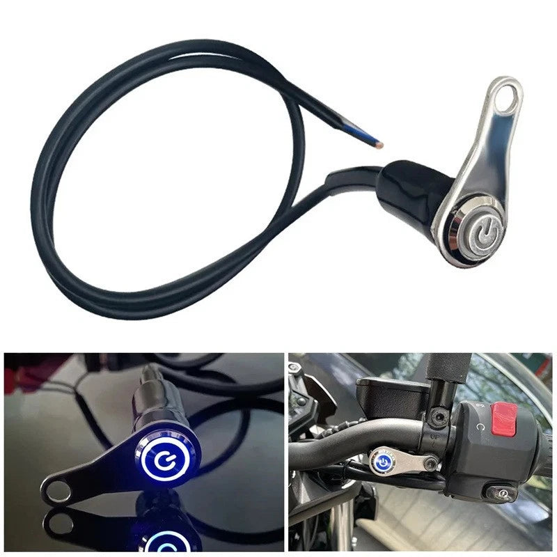 Waterproof LED Handlebar Switch for Moto (12V)