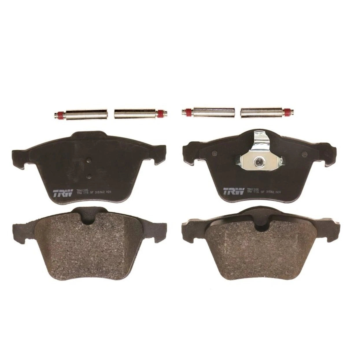 2X TRW Brake Pad Set Front for Volvo S60 V60 Cross Country S80 (2010–2018)