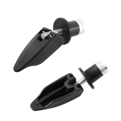 Classic Black Quick Release Saddlebag Kit for Indian Chieftain Elite 2017-2023