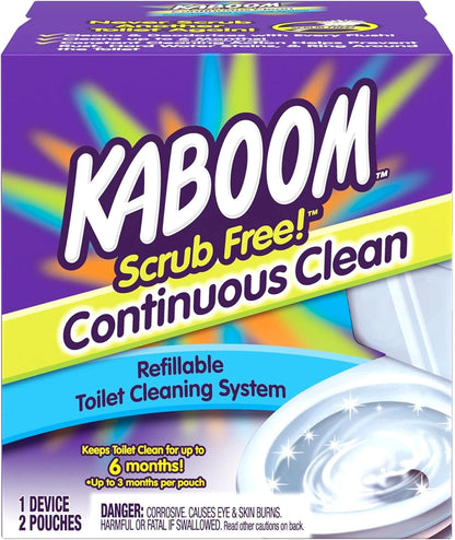 Toilet Bowl Cleaner System with 2 Refills