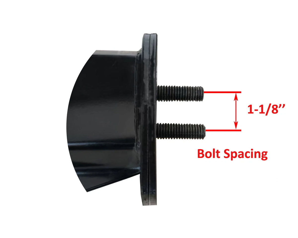 1-1/8" Straight Spring Load Mud Flap Hanger with 24"x30" Mud Flap BF2430 5mm-302-1