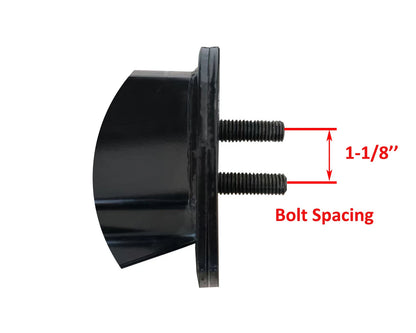 1-1/8" Straight Spring Load Mud Flap Hanger with 24"x30" Mud Flap BF2430 5mm-302-1