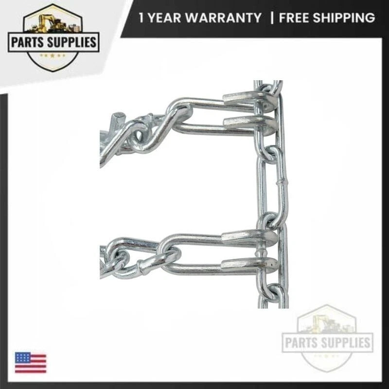 Set of 2 Tire Chains for Peerless Snapper (4.10/3.50-4, 3.40/3.00-5)