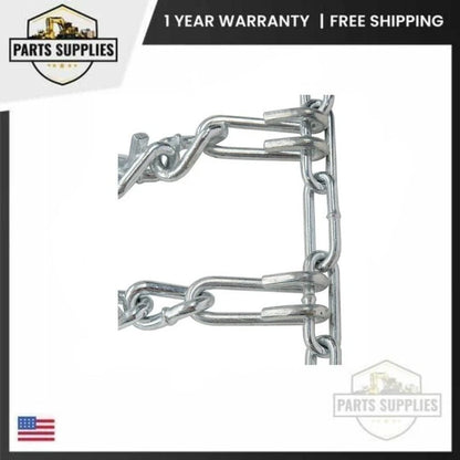 Set of 2 Tire Chains for Peerless Snapper (4.10/3.50-4, 3.40/3.00-5)
