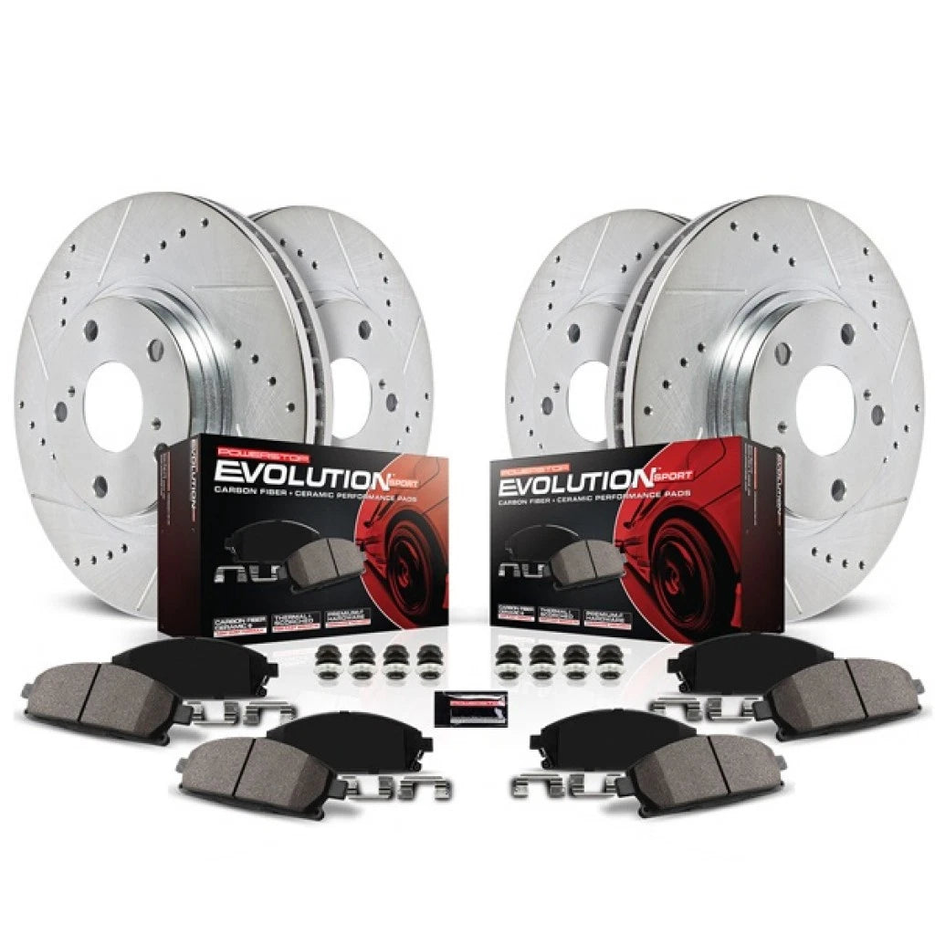 Power Stop Brake Kit for Subaru WRX STI (2015–2017) TLX-psbK4490-CL360A71
