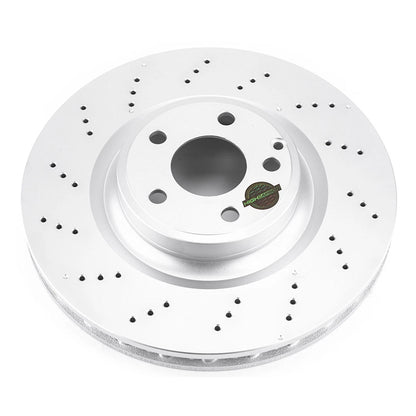 Set of 2 Powerstop Brake Discs for Mercedes-Benz SLC300 (2012–2020)