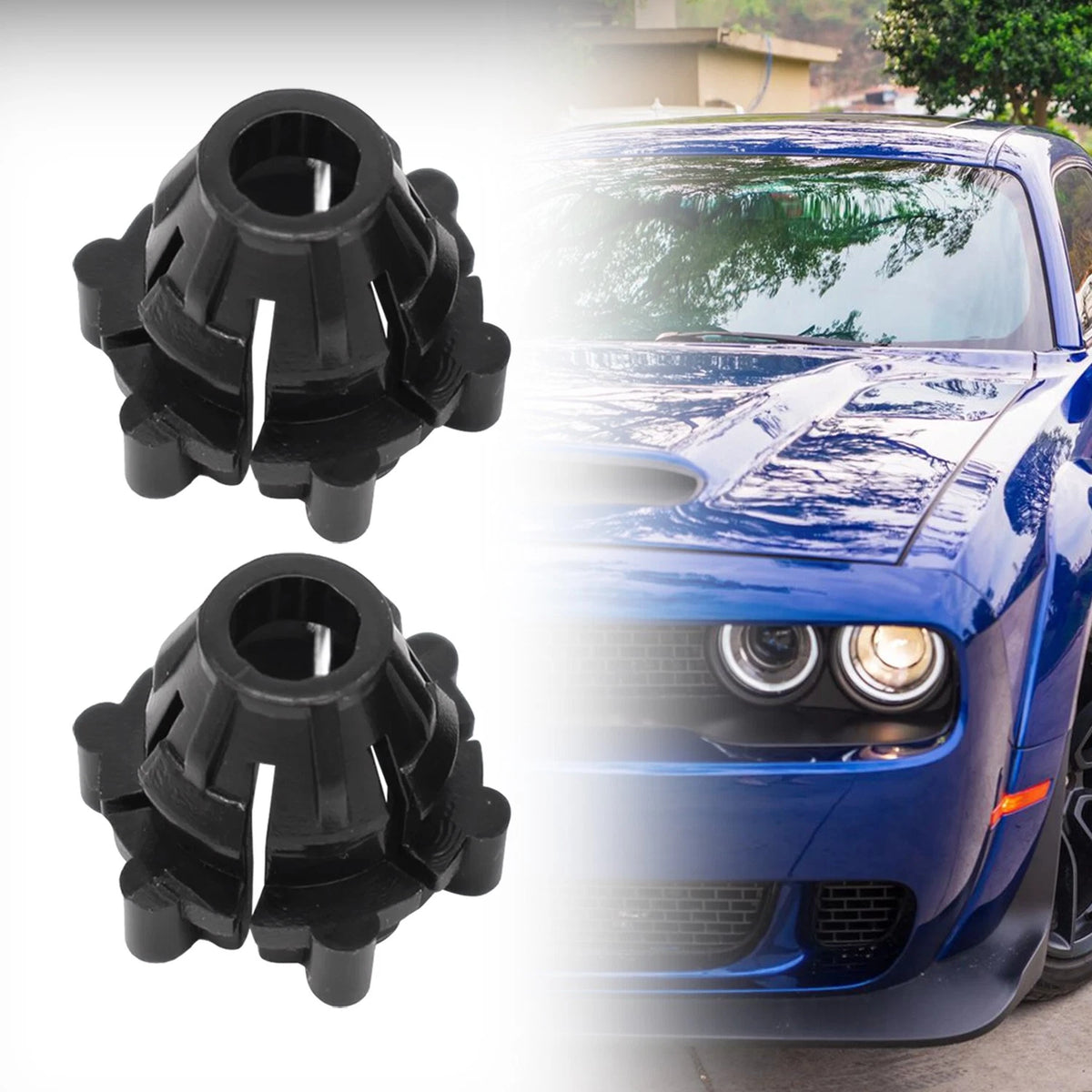 2X Headlamp Light Assembly Retainer for Dodge Challenger (2008–2019) 04806111AA