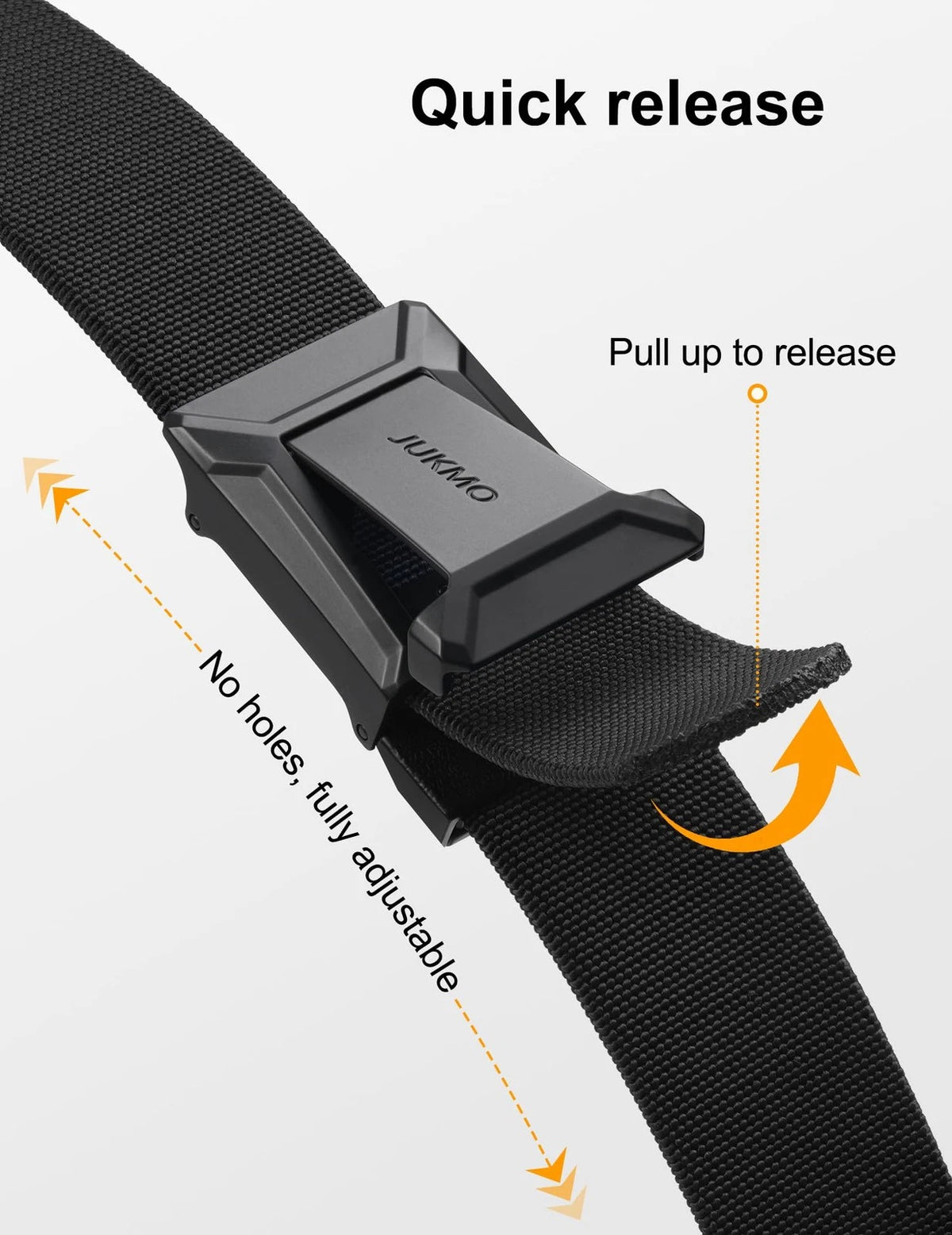 Stretch Tactical Belt for Men (1.5" Elastic)