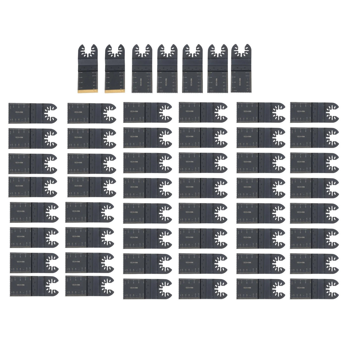 55 PCS Oscillating Saw Blades for Universal Oscillating Tool