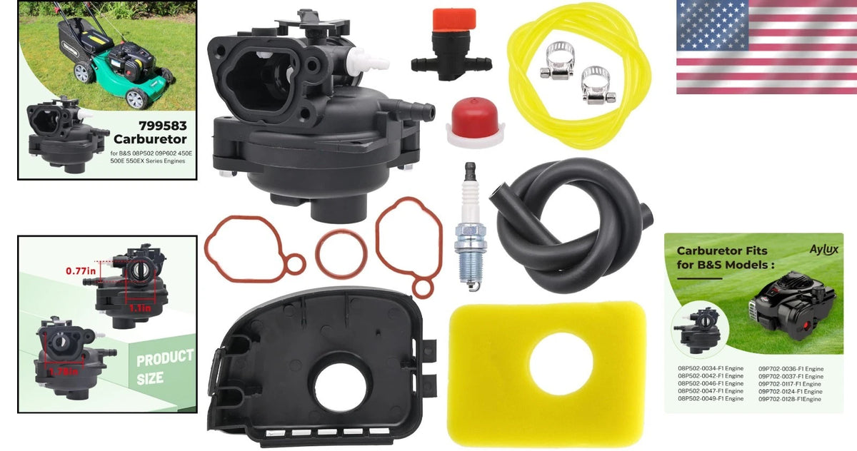 Carburetor Replacement Kit for B&S Engines (All Models)