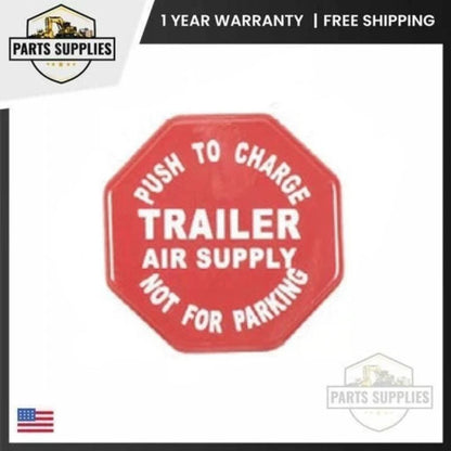 Push Pull Knob 3/8" Air Supply Valve for Bendix Trailer