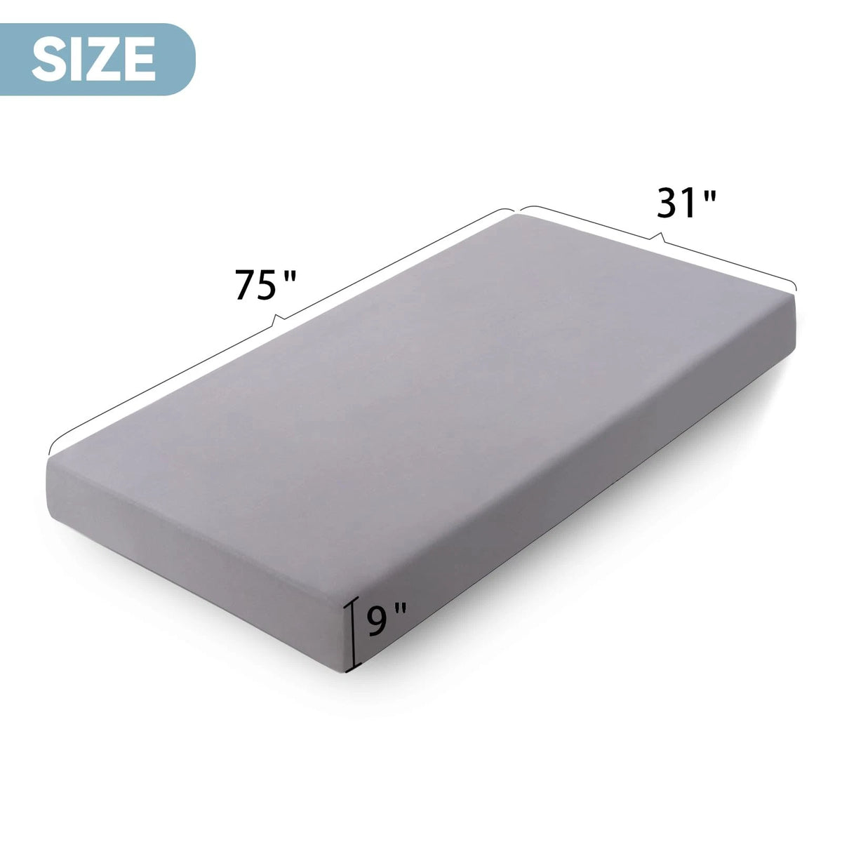 Cot Sheet Set 4 Piece for Narrow Twin RVs Bunk Camper (31" x 75")
