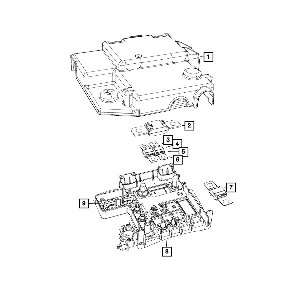 Fuse for Ram ProMaster City (2015–2018) 68093581AA