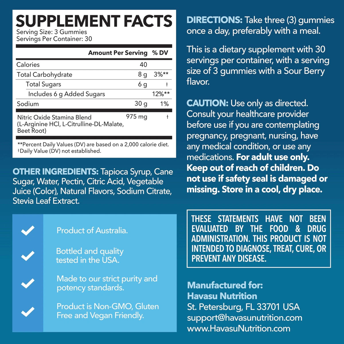 L-Arginine Gummies for Health Supplement (90 Count)