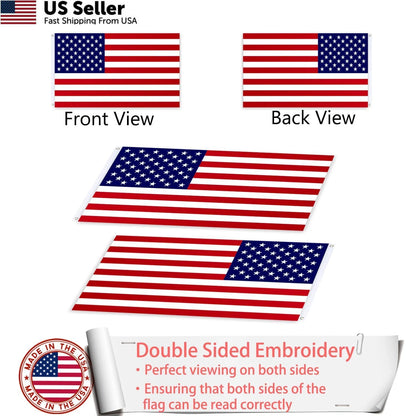 3x5 Embroidered US Flag - Double Sided Outdoor Flag