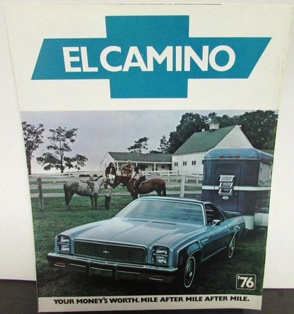 Sales Folder for 1976 Chevy El Camino
