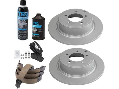 Set of 4 Brake Pads and Rotors for Jeep Compass (2017) 14699HFHH