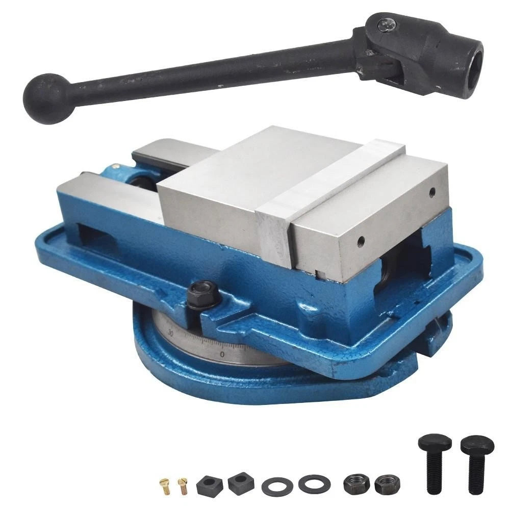 6 Inch Milling Machine Lockdown Vise Base with 360° Swiveling Base