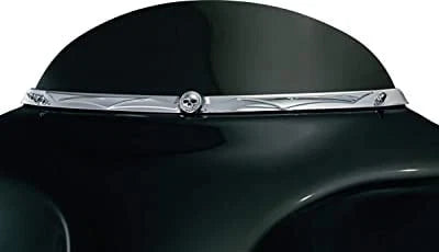 Zombie Chrome Windshield Trim Accent for Harley FLHTI (2003–2006) 1198