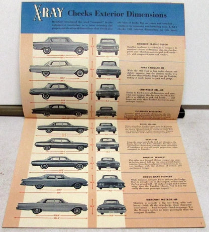 Rambler X-Ray Dealer Sales Brochure for Rambler (1961)