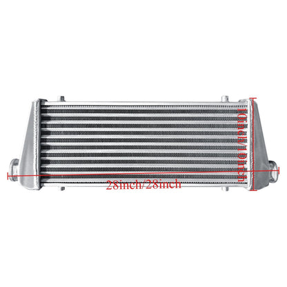 28"x10"x2.7" Aluminum Tube & Fin Turbo Front Mount Intercooler