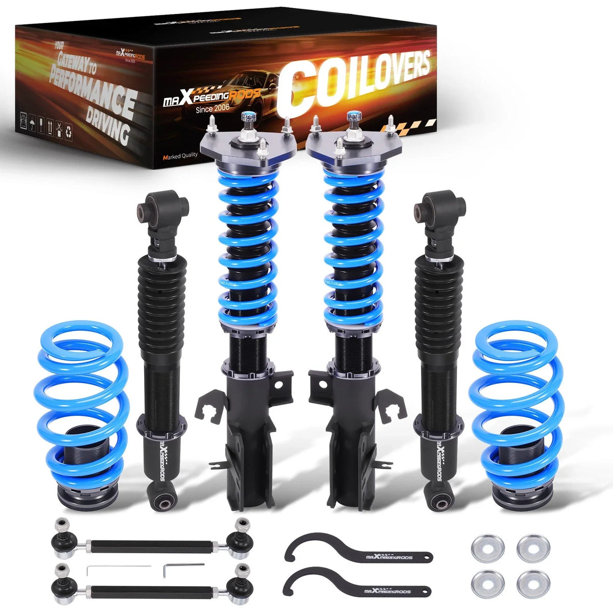 Coilover Lowering Kit Adjustable for Nissan Rogue (2008-2015)