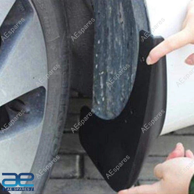 Mud Flap Set of 4 for Mahindra KUV 100 Type-II (2018) Black