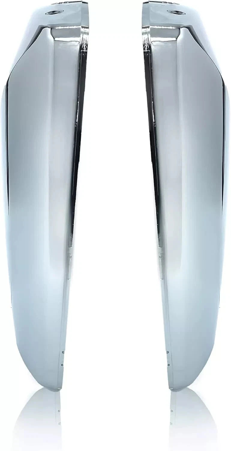 Set of 2 Door Mirror Chrome Covers for Volvo VNL (2004–2024)