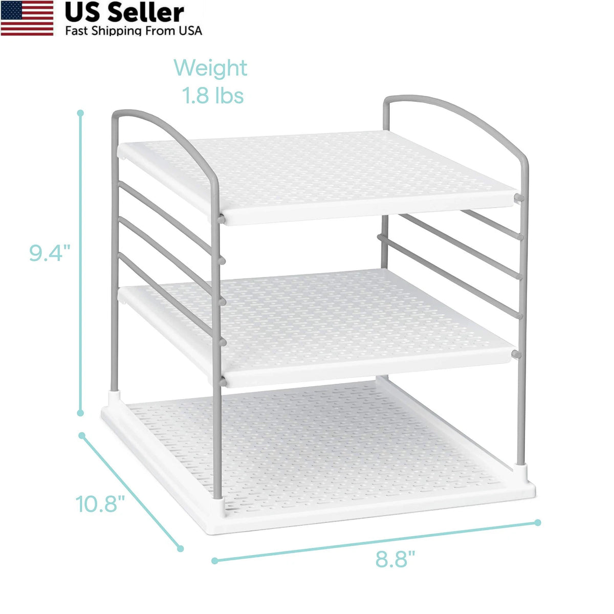 Adjustable Box Organizer for YouCopia UpSpace Small Classic (Foil Wrap)