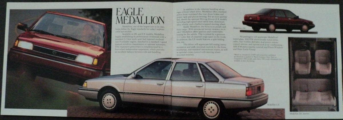 Sales Brochure for Eagle Premier Summit Medallion Wagon (1989)
