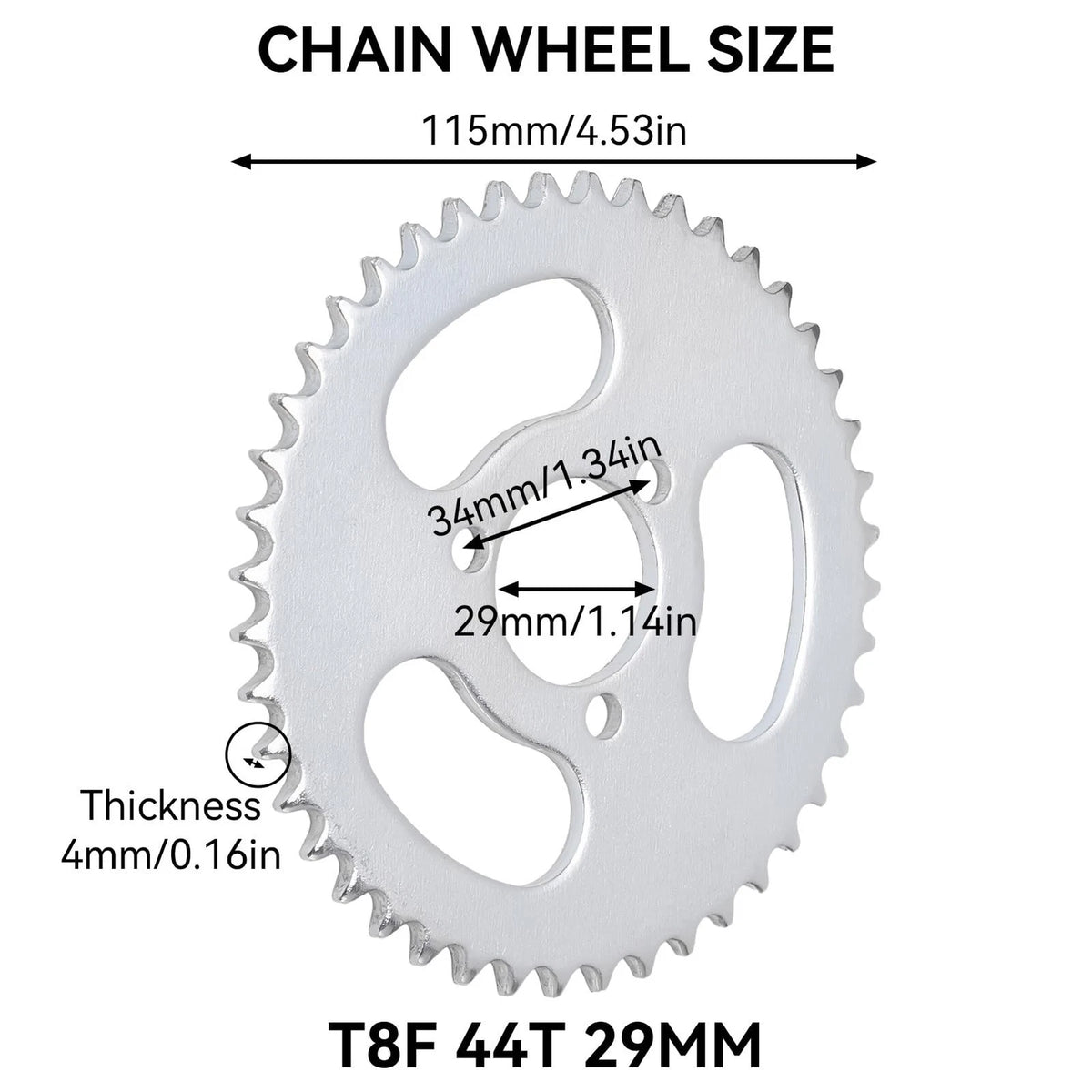 Chain Sprocket Kit for T8F