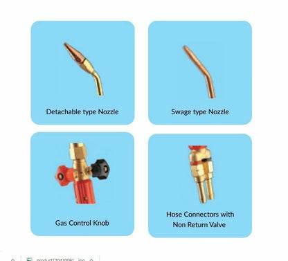 Brass Acetylene Pilot Gas Torch for Industrial Use