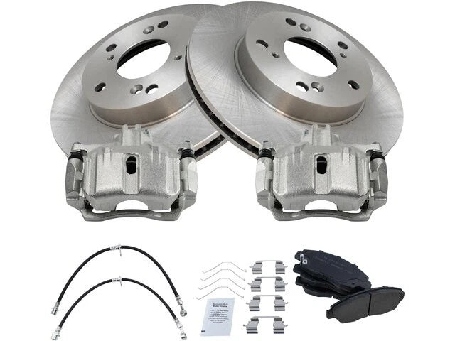 Set of 4 Brake Pads Rotors Calipers for Honda Civic (2012–2015) 39253CMDM